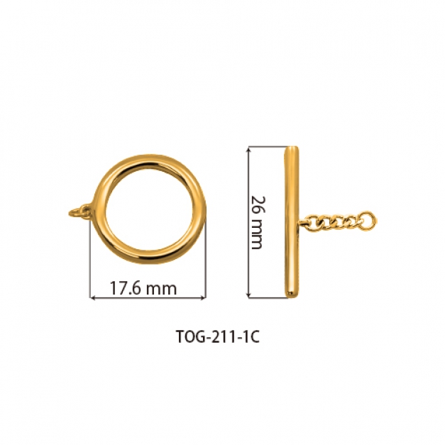 SVクラスプTOG-211-1C金色