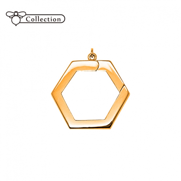 SVスナップリング SSR-032　金色 Honeycomb&Bee