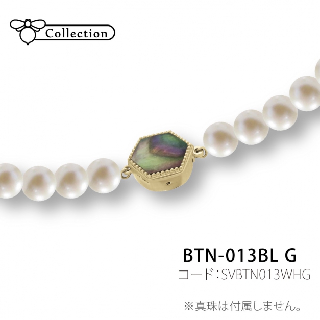 SVボタンクラスプBTN-013BL 金色 Honeycomb&Bee