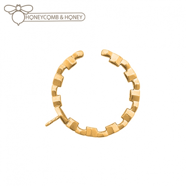 SVイヤーカフEC-318金色 Honeycomb&Honey