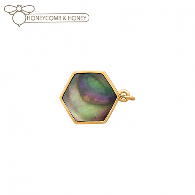 SVクリップネックレスCCA-203BL 金色 Honeycomb&Honey