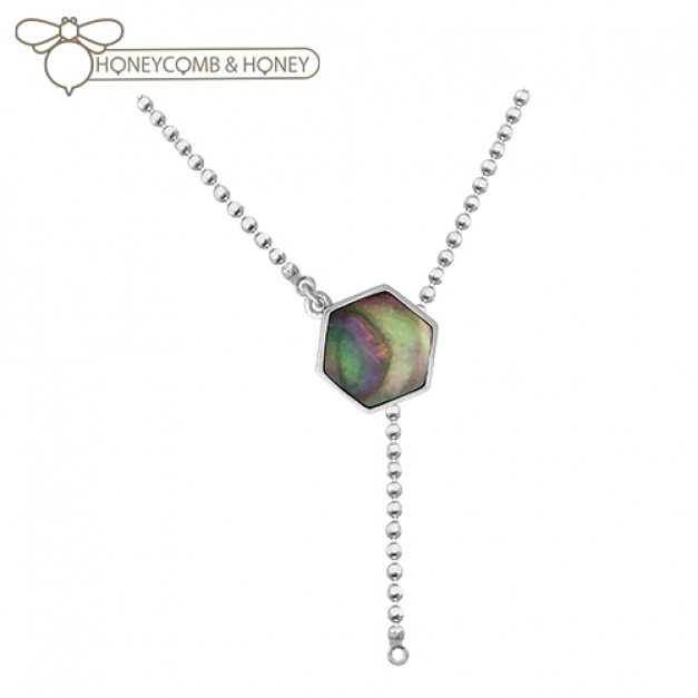 SVクリップネックレスCCA-203BL CB50 Honeycomb&Honey