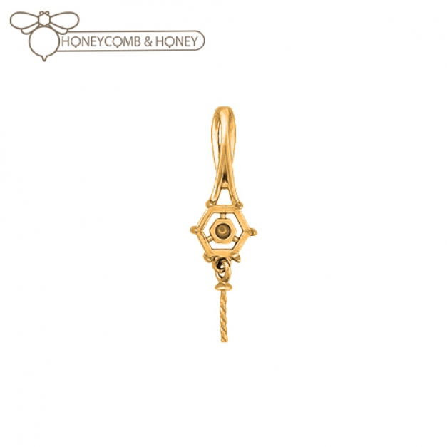 SVペンダントPN-2059NPT21 Mサイズ金色 Honeycomb&Honey